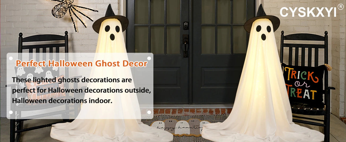 Hanging Halloween Ghost Set