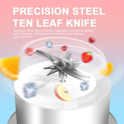 1000ML Portable Juicer Blender Fruit Juicer USB Charging Lemon Orange Fruit Juicing Cup Smoothie Blender Machine Kitchen Tools - Smoothy Home
