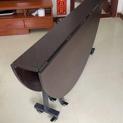 100/120cm round Dining Table for Home Living Room Portable Foldable And Storage Table for Kitchen And Restaurant - Smoothy Home