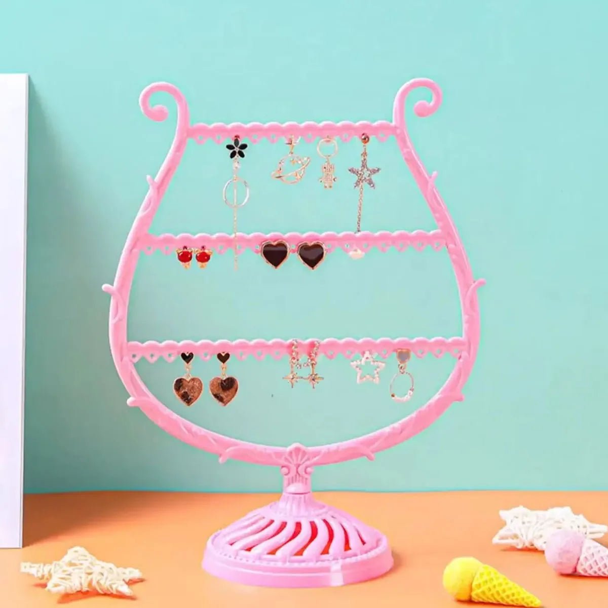 1/2/3pcs-Jewelry Rack Display Rack Creative Wine Glass Shape Earrings Bracelet Necklace Storage Rack Jewelry Rack - Smoothy Home