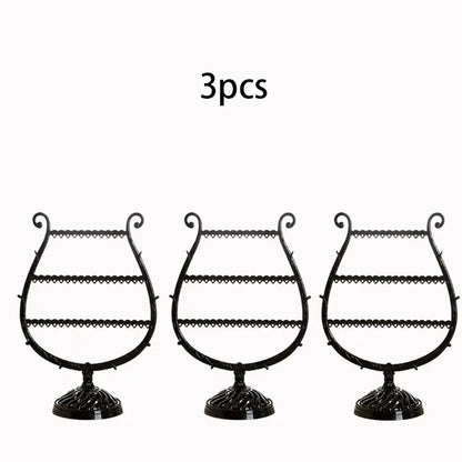 1/2/3pcs-Jewelry Rack Display Rack Creative Wine Glass Shape Earrings Bracelet Necklace Storage Rack Jewelry Rack - Smoothy Home