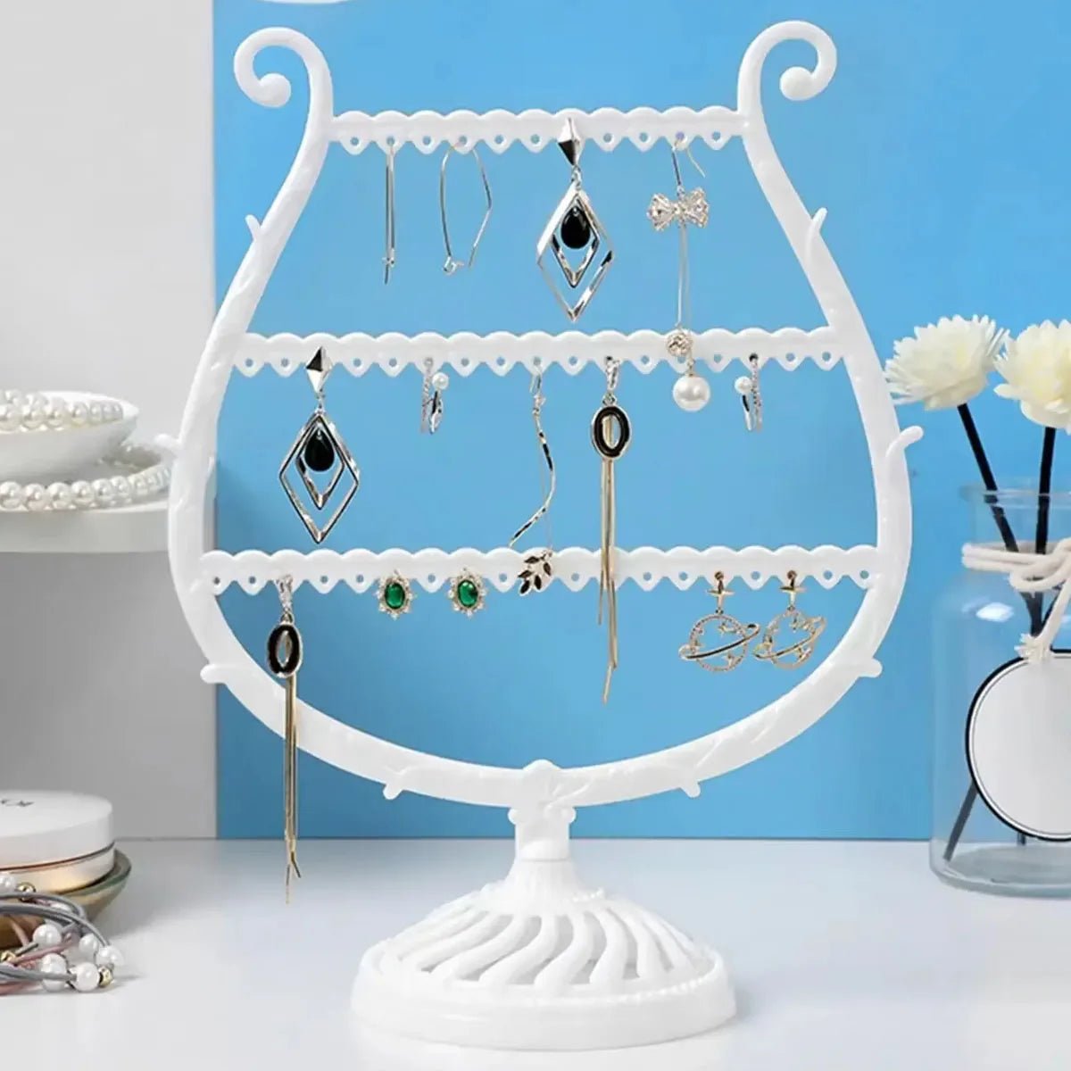 1/2/3pcs-Jewelry Rack Display Rack Creative Wine Glass Shape Earrings Bracelet Necklace Storage Rack Jewelry Rack - Smoothy Home