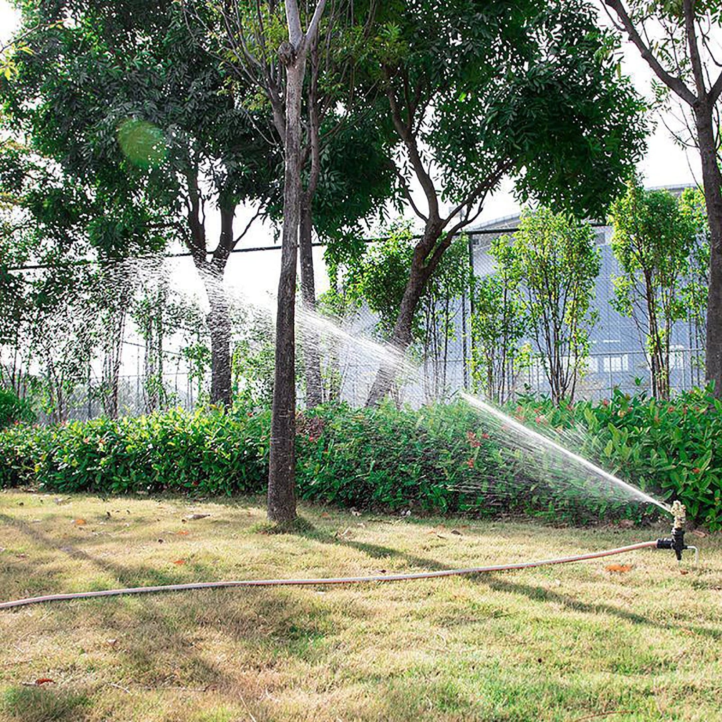 1/2"Male Thread Rotating Rocker Sprinkler Adjustable Impact Sprinkler Lawn Garden Park Orchard Field Irrigation Watering Nozzle - Smoothy Home
