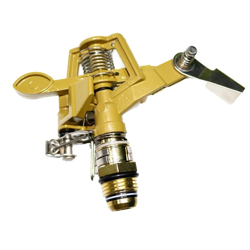 1/2"Male Thread Rotating Rocker Sprinkler Adjustable Impact Sprinkler Lawn Garden Park Orchard Field Irrigation Watering Nozzle - Smoothy Home