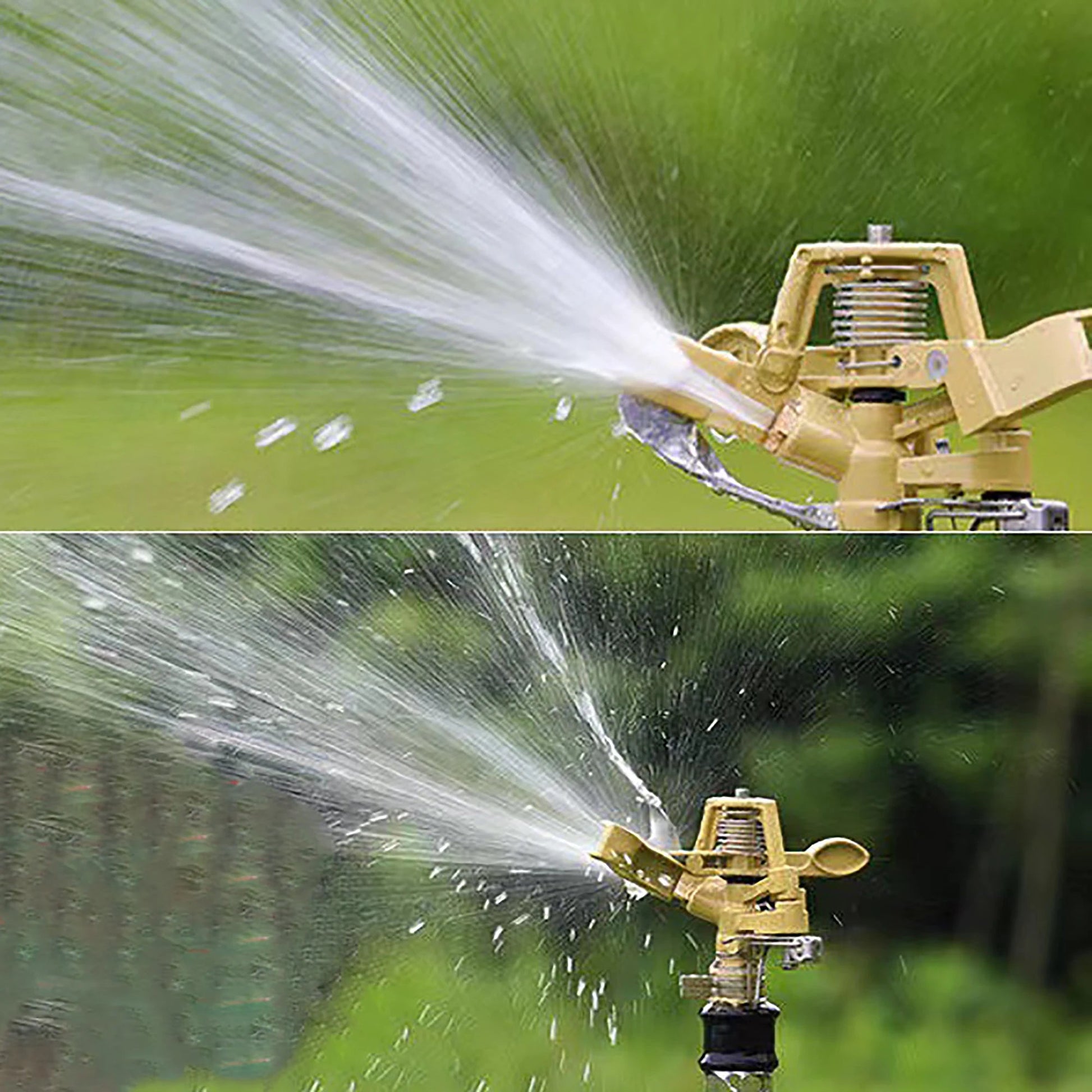 1/2"Male Thread Rotating Rocker Sprinkler Adjustable Impact Sprinkler Lawn Garden Park Orchard Field Irrigation Watering Nozzle - Smoothy Home