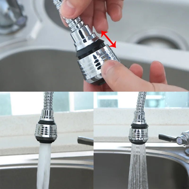 1/2pcs Kitchen Gadgets 360 Rotatable Bubbler High Pressure Faucet Extender Water Saving Bathroom Kitchen Accessories Supplies - Smoothy Home