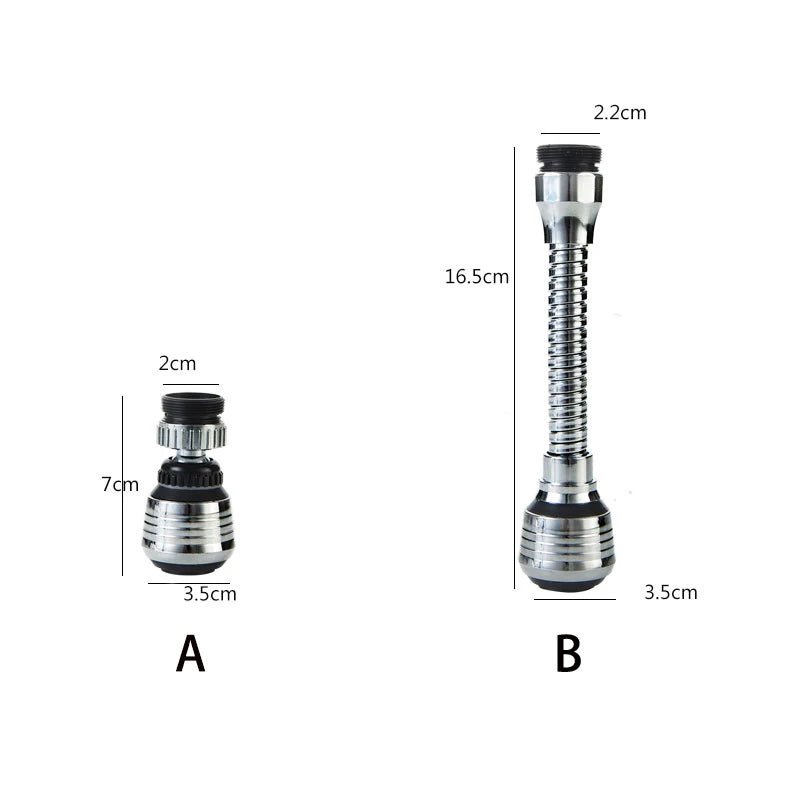1/2pcs Kitchen Gadgets 360 Rotatable Bubbler High Pressure Faucet Extender Water Saving Bathroom Kitchen Accessories Supplies - Smoothy Home