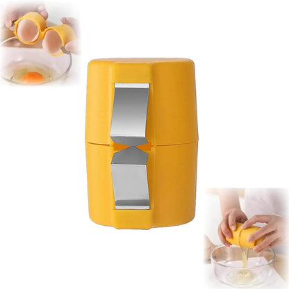 1/2pcs Multifunctional Egg Shell Opener Handheld Egg Cracker Separator Tool Eggshell Cutter Easy Open Kitchen Gadget for Raw Egg - Smoothy Home
