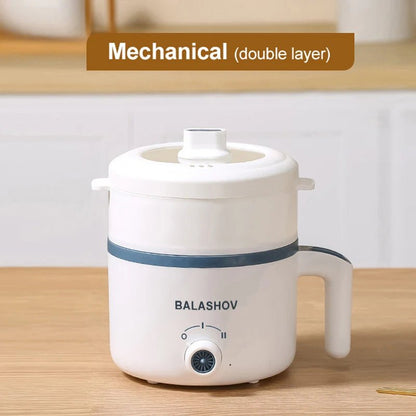 1.7L Electric Rice Cooker Single Double Layer 220V Multi Cooker Non-Stick Smart Mechanical MultiCooker Steamed Rice Pot For Home - Smoothy Home