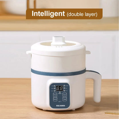 1.7L Electric Rice Cooker Single Double Layer 220V Multi Cooker Non-Stick Smart Mechanical MultiCooker Steamed Rice Pot For Home - Smoothy Home