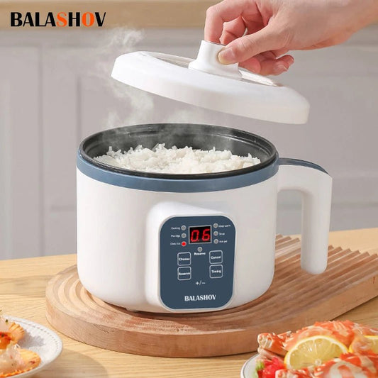 1.7L Electric Rice Cooker Single Double Layer 220V Multi Cooker Non-Stick Smart Mechanical MultiCooker Steamed Rice Pot For Home - Smoothy Home
