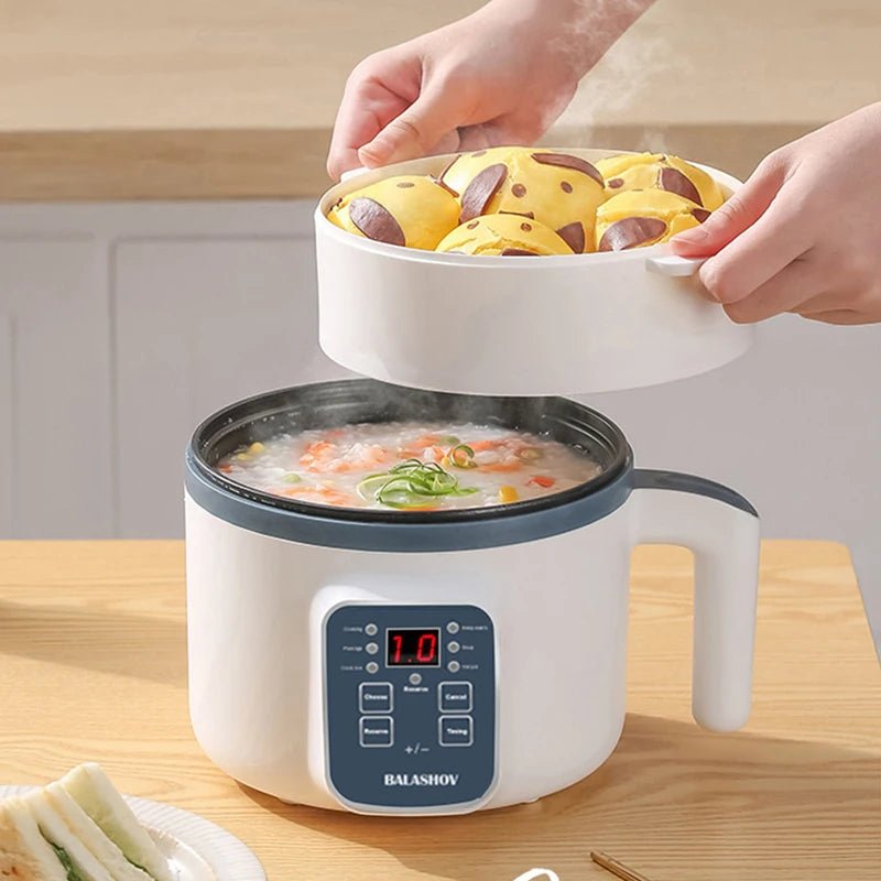 1.7L Electric Rice Cooker Single Double Layer 220V Multi Cooker Non-Stick Smart Mechanical MultiCooker Steamed Rice Pot For Home - Smoothy Home