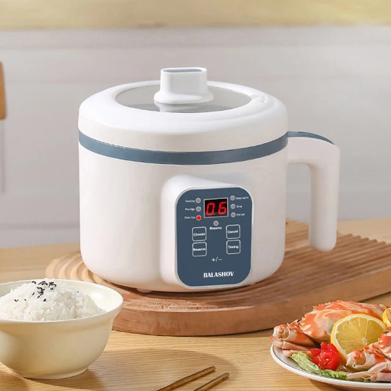 1.7L Electric Rice Cooker Single Double Layer 220V Multi Cooker Non-Stick Smart Mechanical MultiCooker Steamed Rice Pot For Home - Smoothy Home