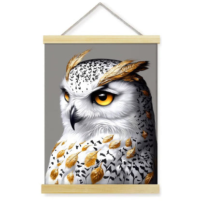 1pc 2D Flat Frameless Phoenix Fire Animal Canvas Art Scroll Hanging Posters Print,Modern Mythical Firebird Wall Decor - Smoothy Home