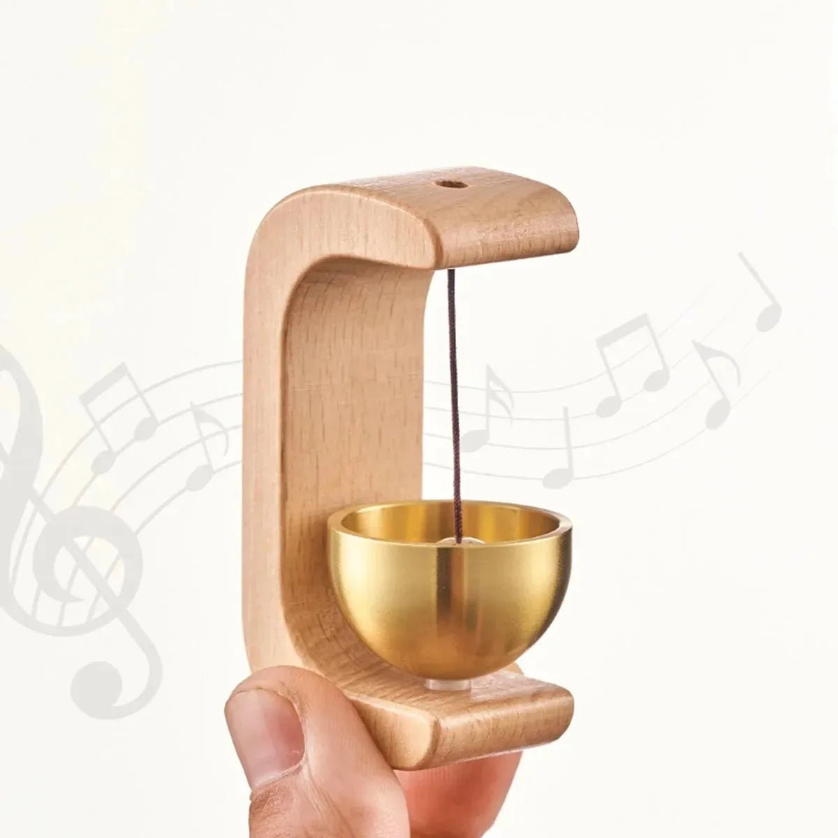 1PC Hanging Decorations Wooden Wind Chimes Wireless Doorbell Entrance Door Bell Decorative Wind Bell for Home Opening - Smoothy Home