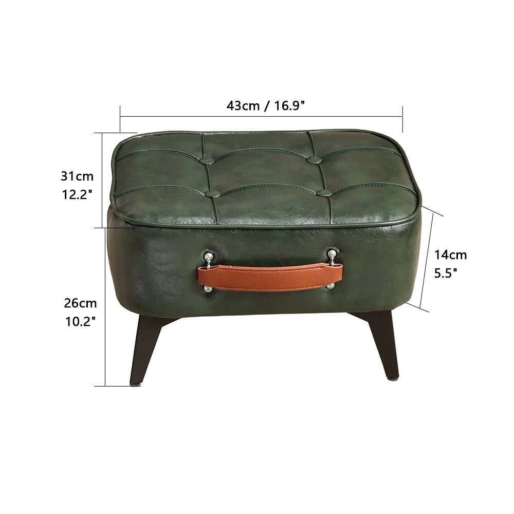 1pc Minimalist Short Stool, Super Soft & Space Saving Short Sofa, Household Shoe Bench With Soft Seating, For Living Room Entry - Smoothy Home
