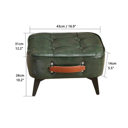1pc Minimalist Short Stool, Super Soft & Space Saving Short Sofa, Household Shoe Bench With Soft Seating, For Living Room Entry - Smoothy Home