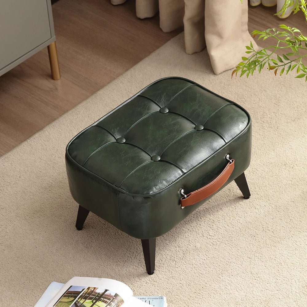 1pc Minimalist Short Stool, Super Soft & Space Saving Short Sofa, Household Shoe Bench With Soft Seating, For Living Room Entry - Smoothy Home