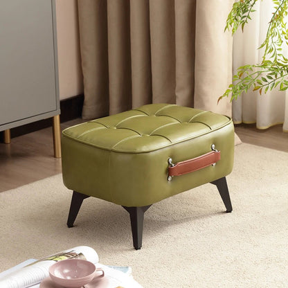 1pc Minimalist Short Stool, Super Soft & Space Saving Short Sofa, Household Shoe Bench With Soft Seating, For Living Room Entry - Smoothy Home
