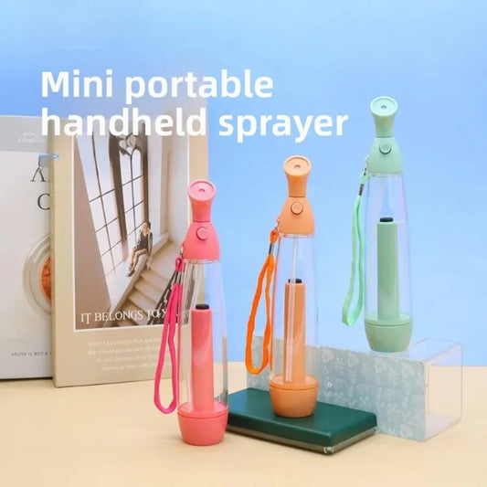 1PC Water Spray Bottle Summer Cooling Mister Set Refillable Personal Mist Pump for Outdoor Travel Home Use Bathroom Accessories - Smoothy Home
