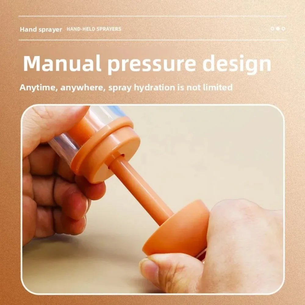 1PC Water Spray Bottle Summer Cooling Mister Set Refillable Personal Mist Pump for Outdoor Travel Home Use Bathroom Accessories - Smoothy Home