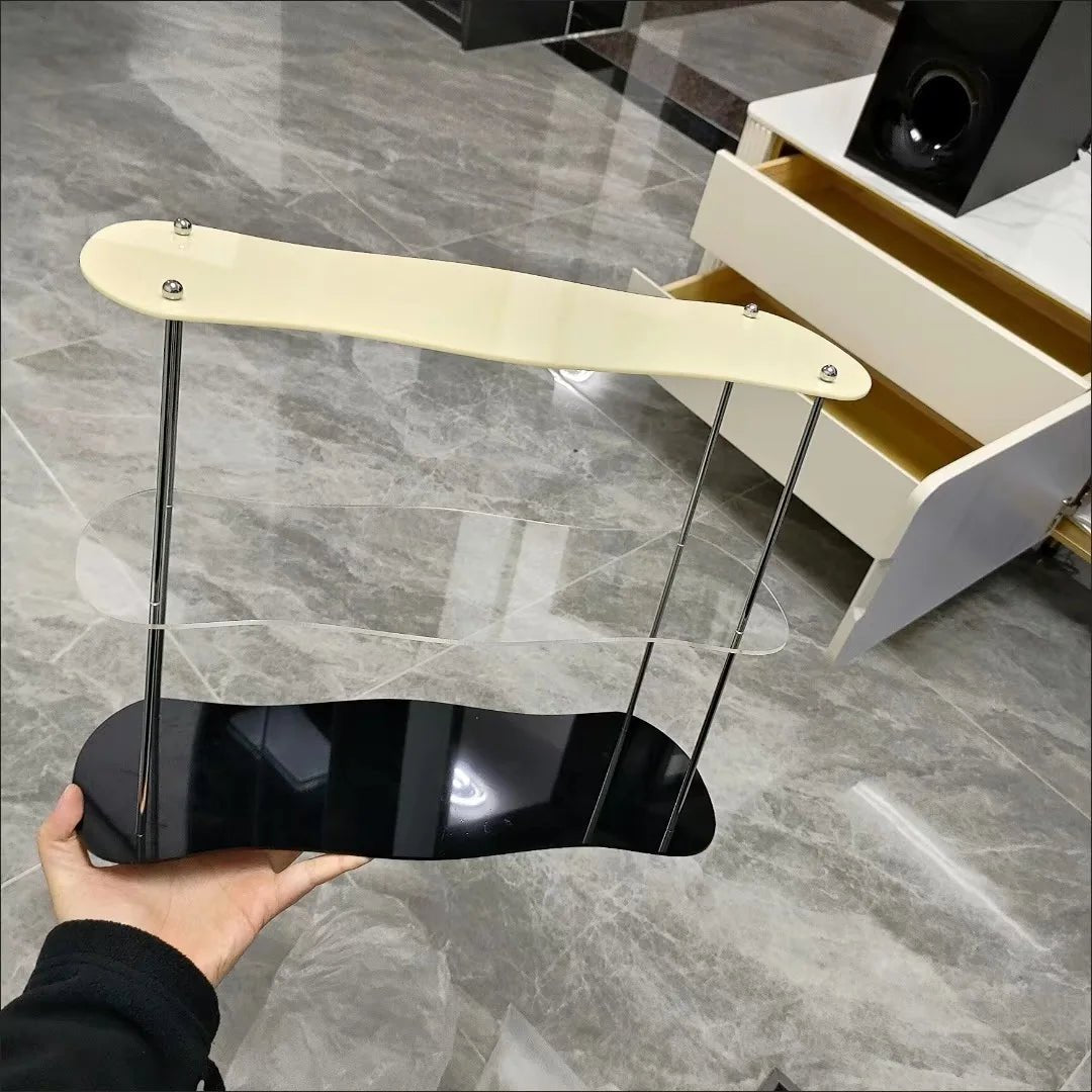 2-3 Layers Acrylic Storage Rack Modern Organizer Removable Display Stand for Makeup Perfumes And Cups - Desktop Cosmetic Rack - Smoothy Home