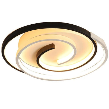220V 230V Household LED Ceiling Lights Modern Living Room Bedroom Ceiling Light 40/50cm Simple Ceiling Lamp Low Floor Lighting - Smoothy Home