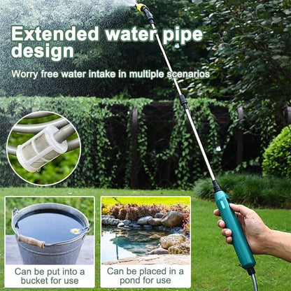 2400mAh Portable Electric Sprayer Wand Irrigation Tool 3 Mist Nozzles Plant High-Pressure Sprinkler Watering Garden Irrigation - Smoothy Home