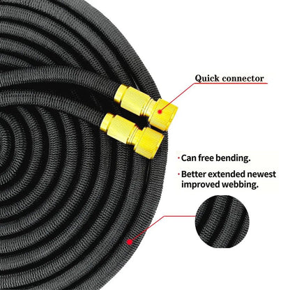 25FT-150FT Garden Hose Expandable Magic Water Pipes Home Garden Daily Watering Tools High-Pressure Car Wash Cleaning Water Gun - Smoothy Home