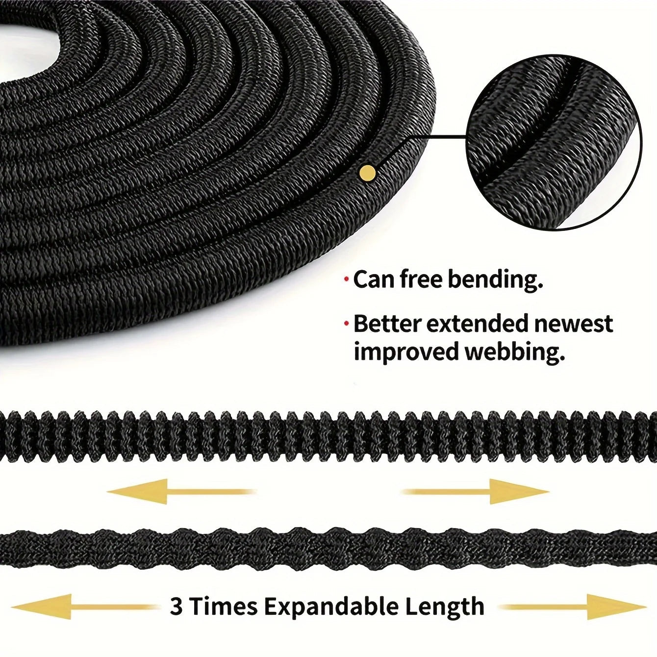 25FT-150FT Garden Hose Expandable Magic Water Pipes Home Garden Daily Watering Tools High-Pressure Car Wash Cleaning Water Gun - Smoothy Home