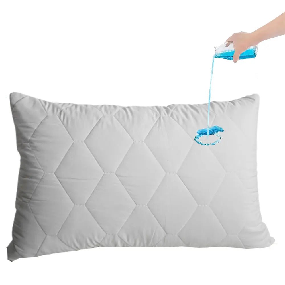 2pcs Noiseless Zipper Pillow Protectors - Smoothy Home