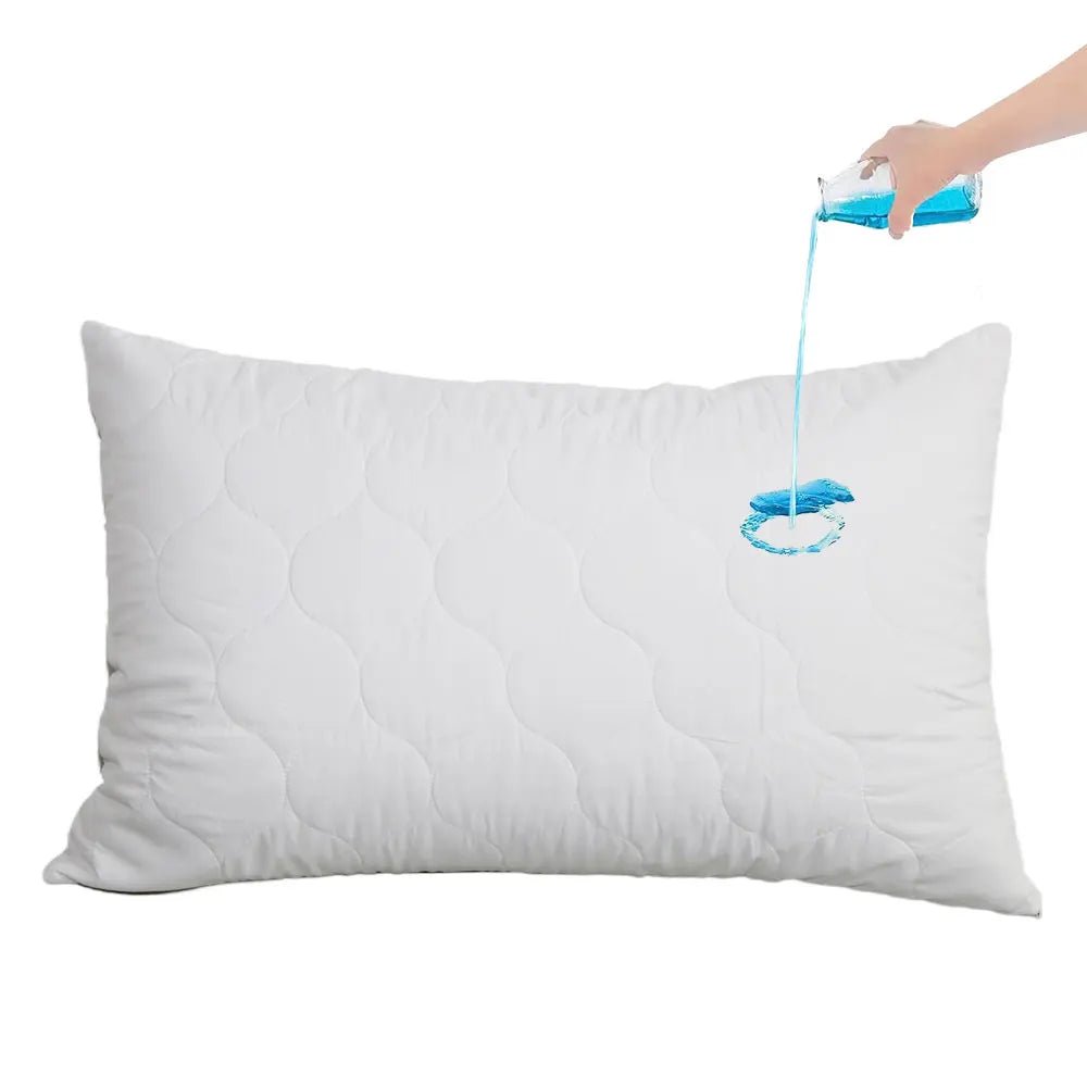 2pcs Noiseless Zipper Pillow Protectors - Smoothy Home