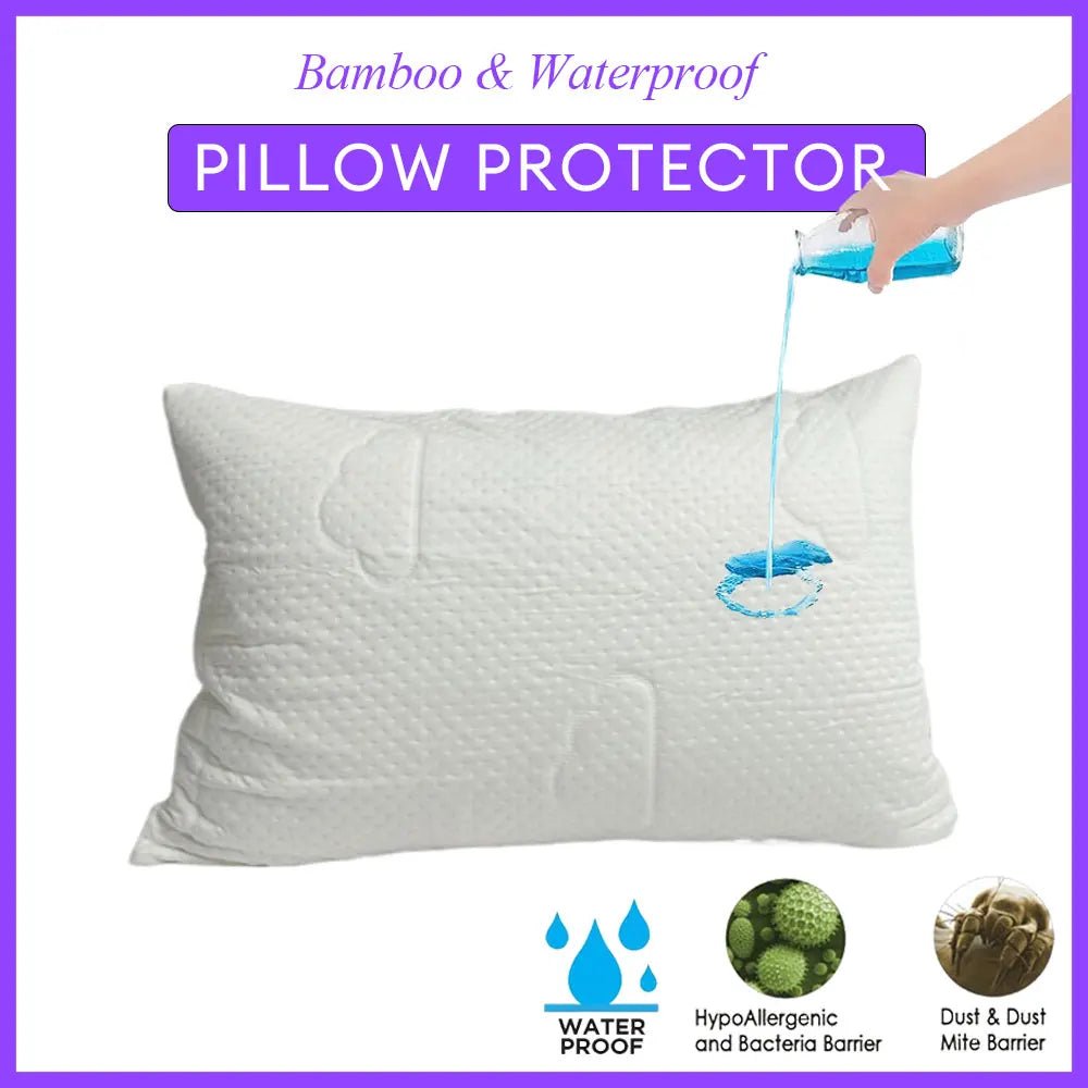 2pcs Waterproof Pillow Protector Set - Smoothy Home