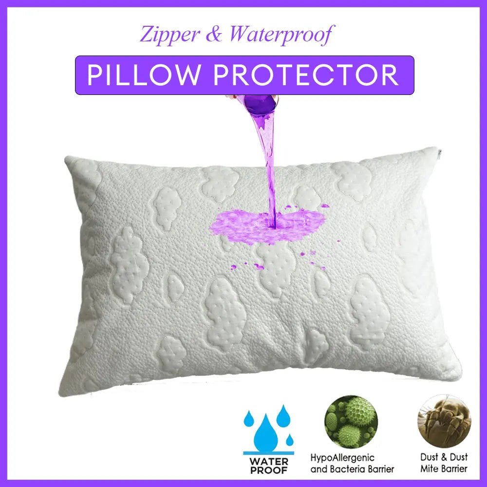 2pcs Waterproof Pillow Protector Set - Smoothy Home