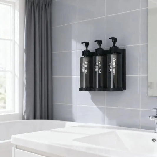 3-Chamber Wall Soap Dispenser - Smoothy Home