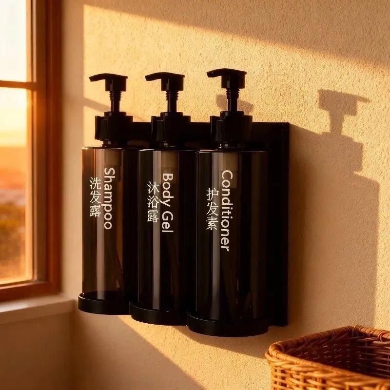 3-Chamber Wall Soap Dispenser - Smoothy Home