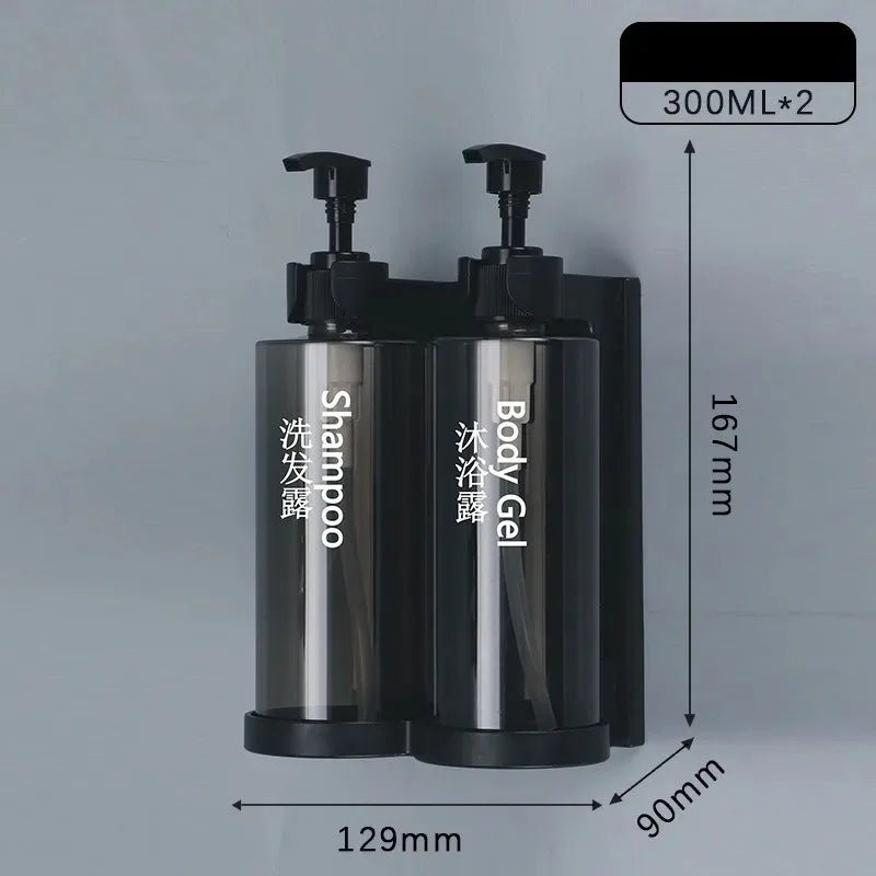 3-Chamber Wall Soap Dispenser - Smoothy Home