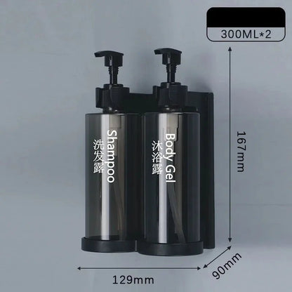 3-Chamber Wall Soap Dispenser - Smoothy Home