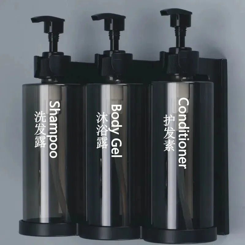 3-Chamber Wall Soap Dispenser - Smoothy Home