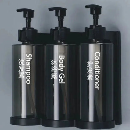 3-Chamber Wall Soap Dispenser - Smoothy Home