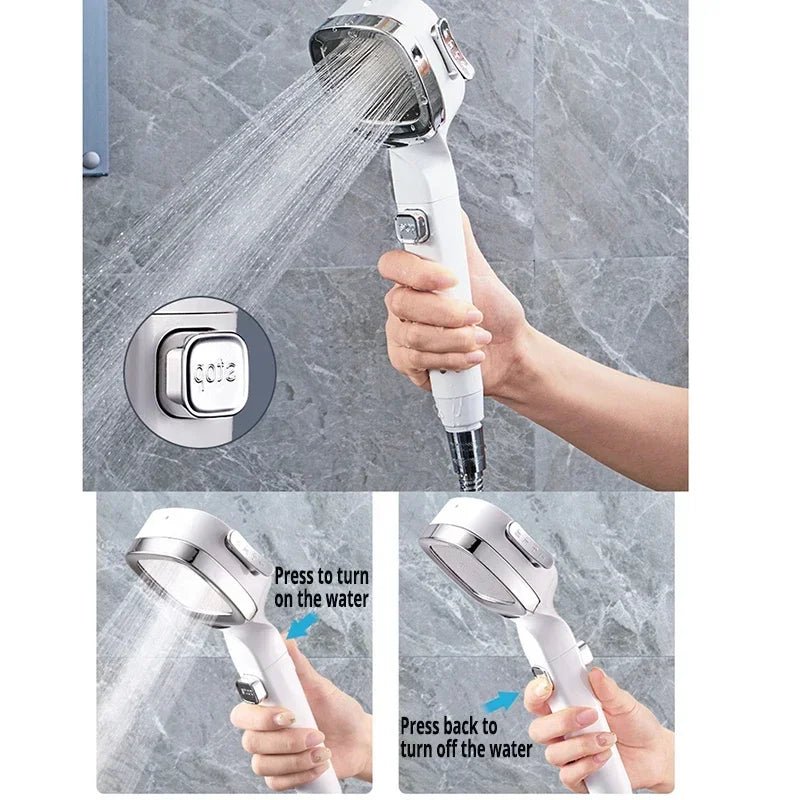3 Modes Adjustable Shower Head - Smoothy Home