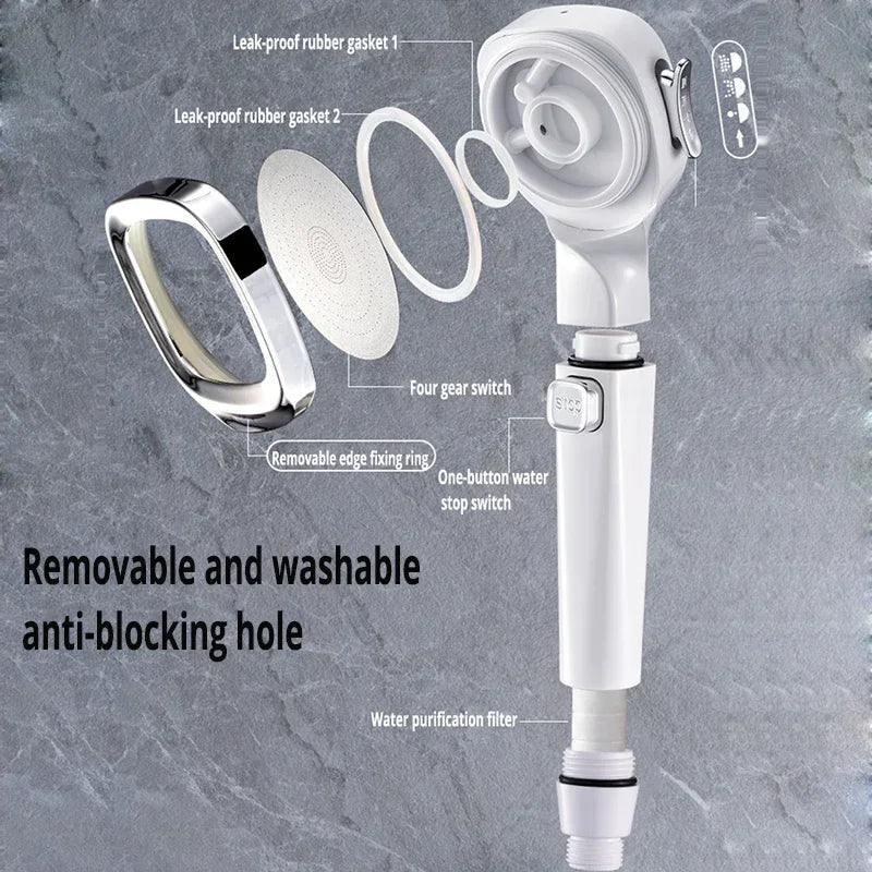 3 Modes Adjustable Shower Head - Smoothy Home