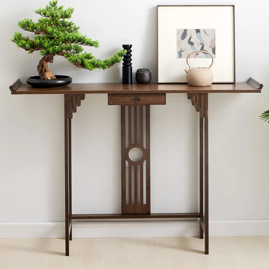 32" Console Table Rustic Sofa Table Accent Entryway Table for Living Room,Hallway Entrance - Smoothy Home