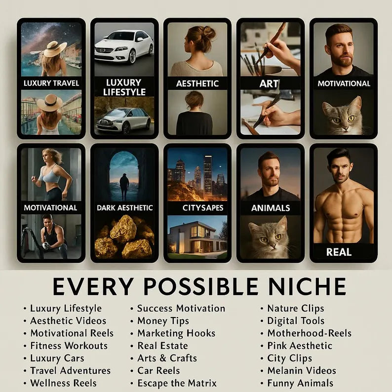 100,000+ Viral Reels Done-For-You Canva Templates | Ready-to-Post Content for TikTok, Instagram Reels