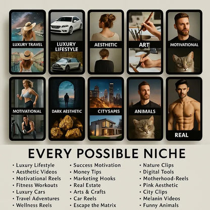 100,000+ Viral Reels Done-For-You Canva Templates | Ready-to-Post Content for TikTok, Instagram Reels