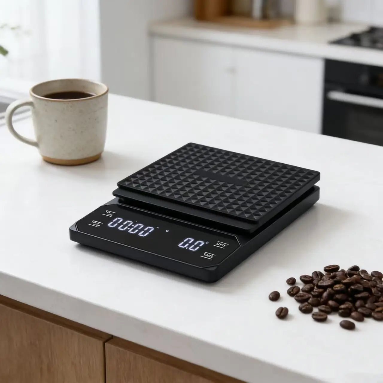 3kg/0.1g Digital Coffee Scale with Timer Kitchen Tools Multifunction Weighing Scale Pour Over Drip Espresso Scale LCD Display - Smoothy Home