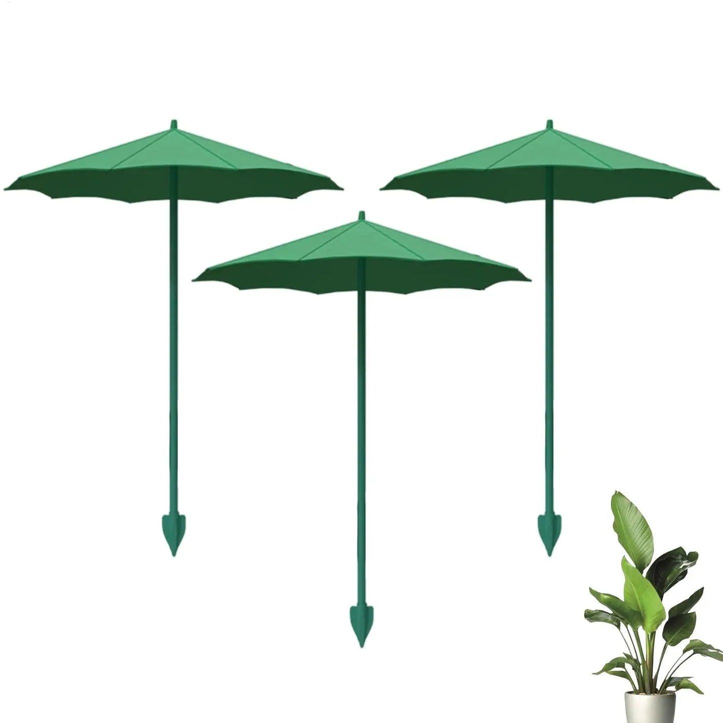 3pcs Plant Umbrella for Potted plants Seedlings sunshade umbrella UV-protective garden Plant Shades for Vegetables Seedlings - Smoothy Home