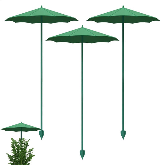 3pcs Plant Umbrella for Potted plants Seedlings sunshade umbrella UV-protective garden Plant Shades for Vegetables Seedlings - Smoothy Home