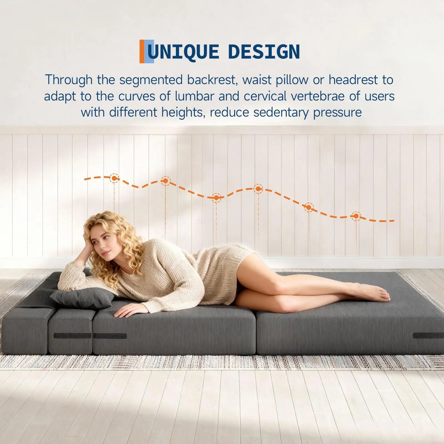 4-in-1 Folding Sofa Bed - Smoothy Home