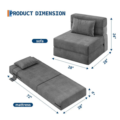4-in-1 Folding Sofa Bed - Smoothy Home